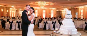 Bride and groom at Astoria Banquets, the award winner for Best of Weddings by The Knot and the Wedding Wire