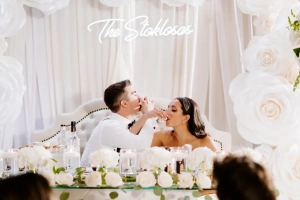 Astoria Banquets Wedding ceremony and reception, Chicago venue, all-inclusive package, best of wedding, sweetheart table, party time
